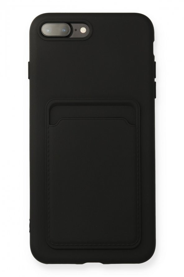 iPhone 8 Plus Kılıf Kelvin Kartvizitli Şık Silikon Kılıf