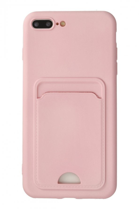 iPhone 8 Plus Kılıf Kelvin Kartvizitli Şık Silikon Kılıf - Resim 2