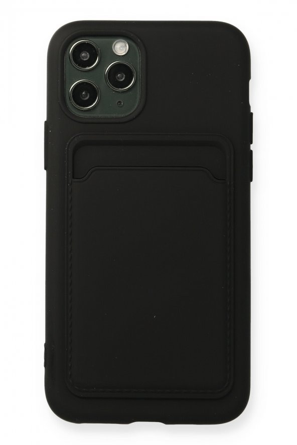 iPhone 11 Pro Kılıf Kelvin Kartvizitli Şık Silikon Kılıf