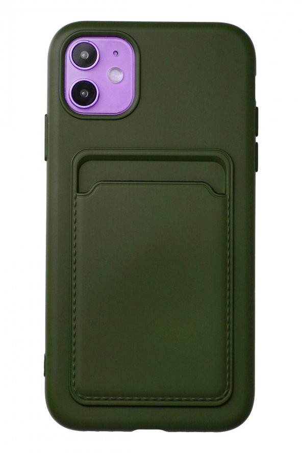 iPhone 11 Kılıf Kelvin Kartvizitli Şık Silikon - 7