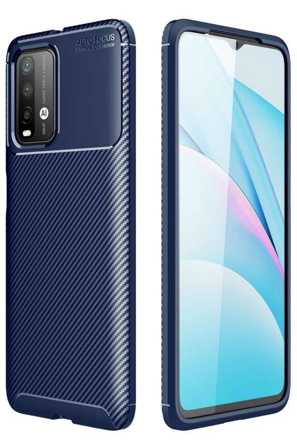 Xiaomi Redmi 9T Kılıf Focus Karbon Silikon Kılıf - 3