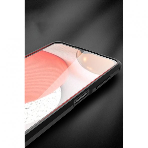 Samsung A12 Kılıf Focus Derili Kamera Korumalı Silikon Kılıf - 4