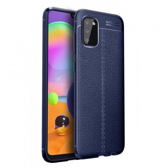 Samsung Galaxy A02S Kılıf Focus Derili Silikon Kılıf - Resim 3