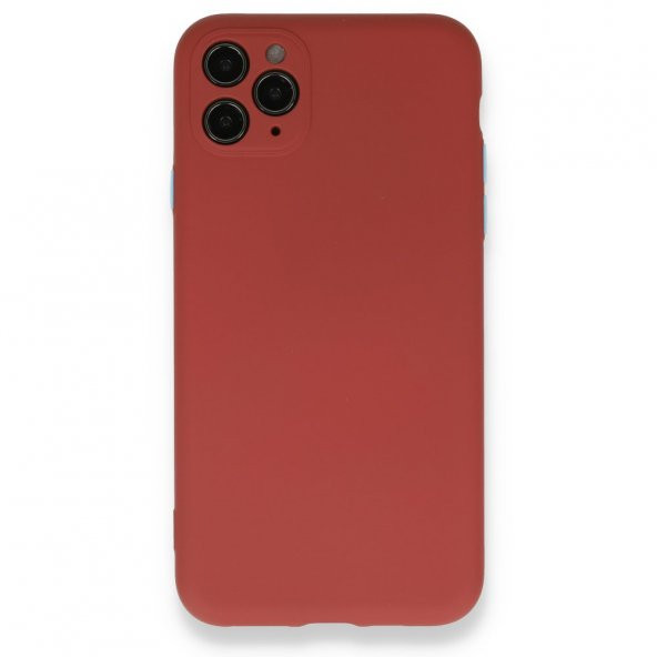 iPhone 11 Pro Max Kılıf Lansman Plus İçi Kadife Silikon Kılıf - 5