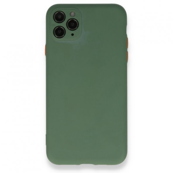 iPhone 11 Pro Max Kılıf Lansman Plus İçi Kadife Silikon Kılıf - 6