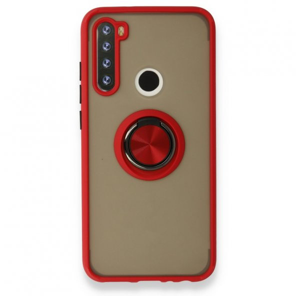 Xiaomi Redmi Note 8 Kılıf Arkası Buzlu Yüzüklü Montreal Kapak - 3