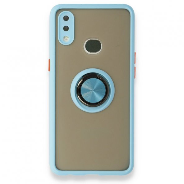 Samsung Galaxy A10S Kılıf Arkası Buzlu Yüzüklü Montreal Kapak - 2