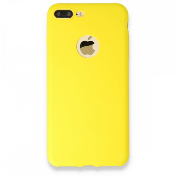 iPhone 8 Plus Kılıf Renkli Silikon Kılıf Esnek Kapak PRM - 7