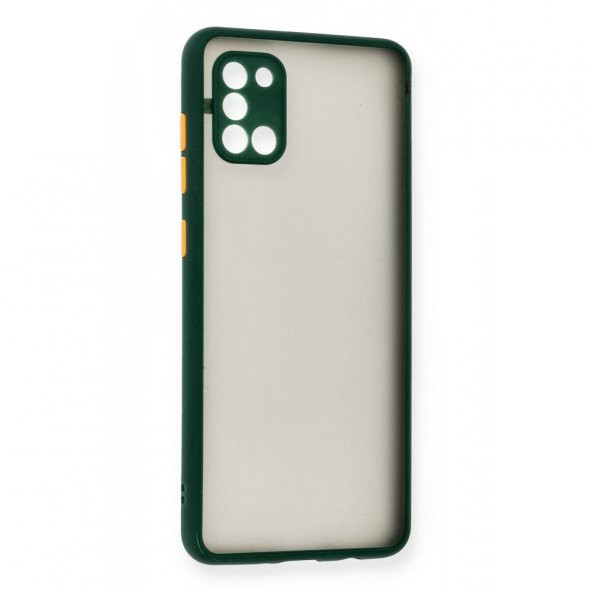 Samsung Galaxy A31 Kılıf Arkası Buzlu Montreal Silikon Kapak