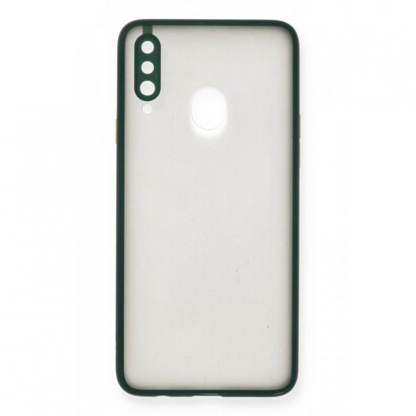 Samsung Galaxy A20S Kılıf Arkası Buzlu Montreal Silikon Kapak - 2