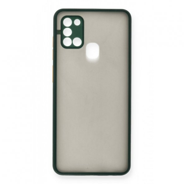 Samsung Galaxy A21S Kılıf Arkası Buzlu Montreal Silikon Kapak - 2