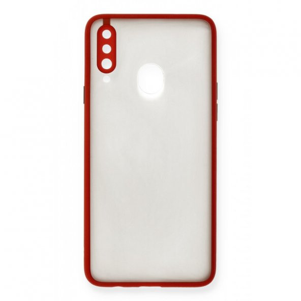 Samsung Galaxy A20S Kılıf Arkası Buzlu Montreal Silikon Kapak - 4