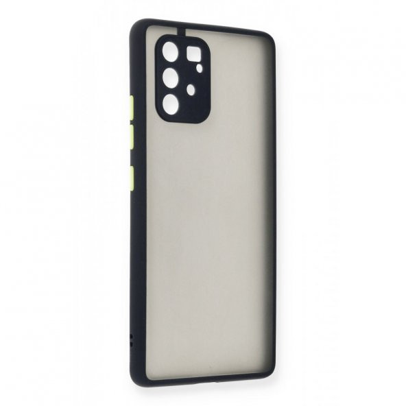 Samsung Galaxy A91 Kılıf Arkası Buzlu Montreal Silikon Kapak - 5