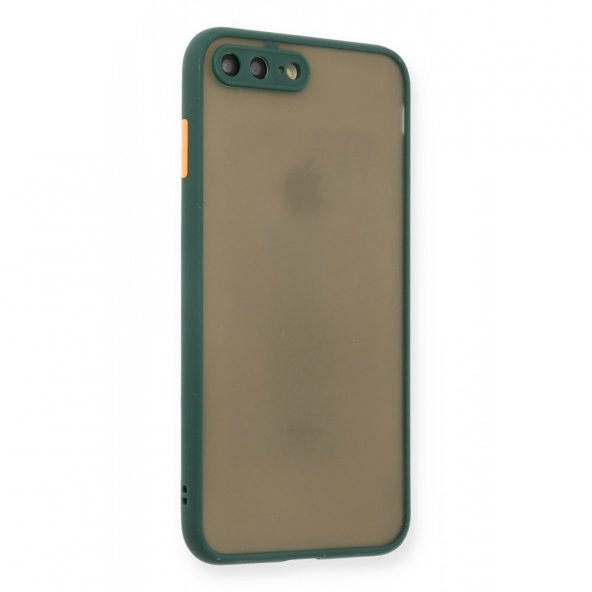 Apple iPhone 8 Plus Kılıf Arkası Buzlu Montreal Silikon Kapak - 3