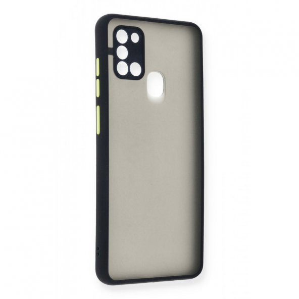Samsung Galaxy A21S Kılıf Arkası Buzlu Montreal Silikon Kapak - 5