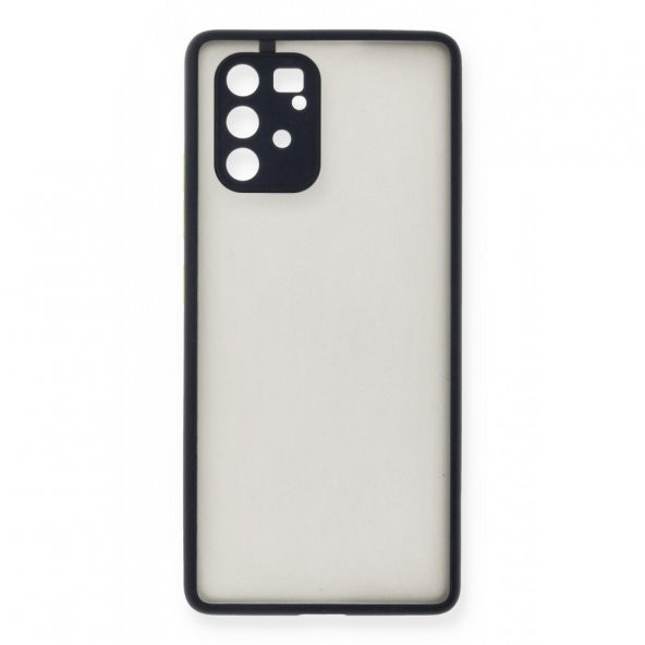Samsung Galaxy A91 Kılıf Arkası Buzlu Montreal Silikon Kapak - 6