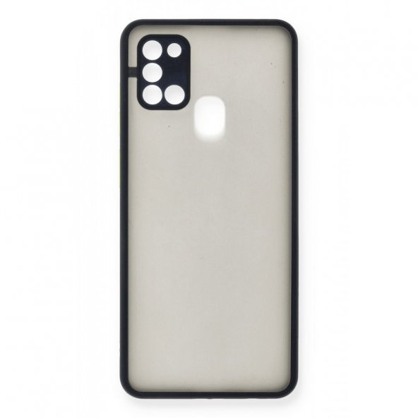 Samsung Galaxy A21S Kılıf Arkası Buzlu Montreal Silikon Kapak - 6