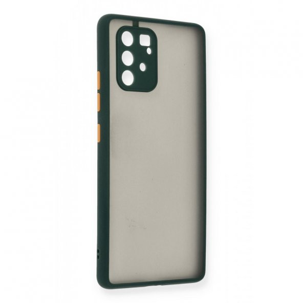 Samsung Galaxy A91 Kılıf Arkası Buzlu Montreal Silikon Kapak - 7