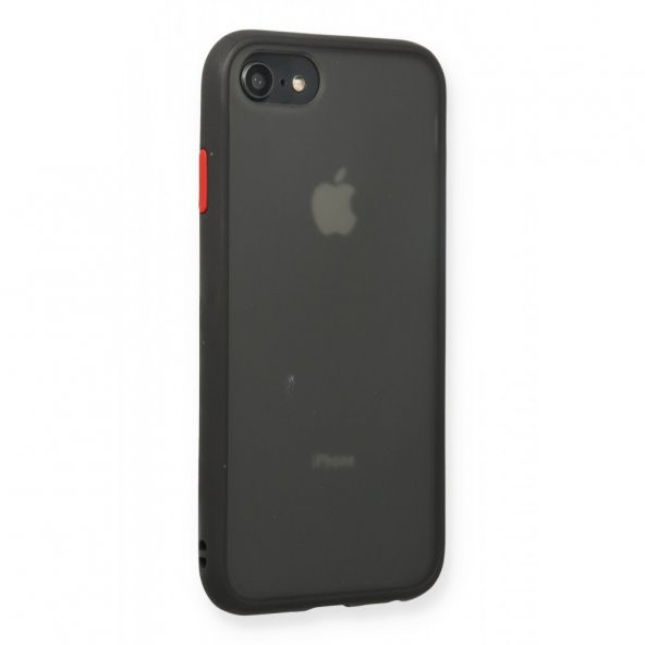 Apple iPhone 7 Kılıf Montreal Buzlu Kamera Korumalı Silikon Kılıf - 5