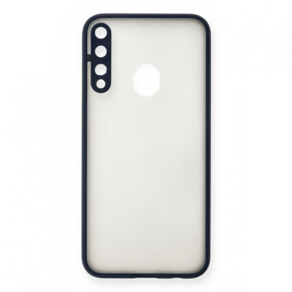 Huawei P40 Lite E Kılıf Arkası Buzlu Montreal Silikon Kapak - 4