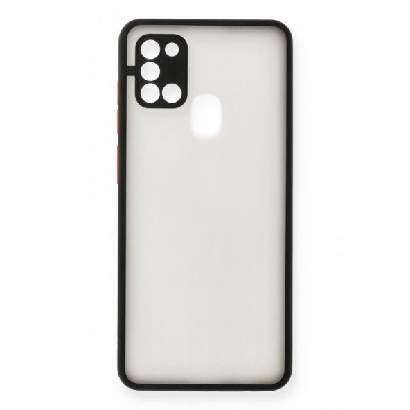 Samsung Galaxy A21S Kılıf Arkası Buzlu Montreal Silikon Kapak - 8