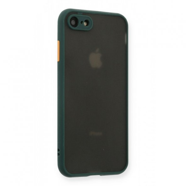 Apple iPhone 7 Kılıf Montreal Buzlu Kamera Korumalı Silikon Kılıf - 7