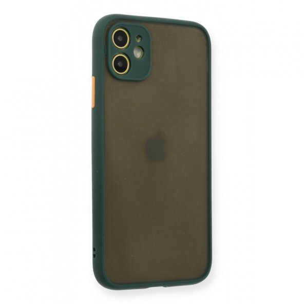 Apple iPhone 11 Kılıf Arkası Buzlu Montreal Silikon Kapak - 7