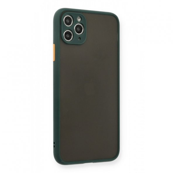 Apple iPhone 11 Pro Kılıf Arkası Buzlu Montreal Silikon Kapak - 7