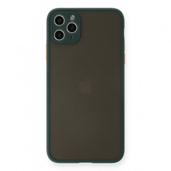 Apple iPhone 11 Pro Kılıf Arkası Buzlu Montreal Silikon Kapak - 8