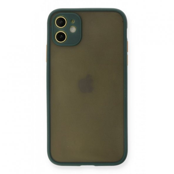 Apple iPhone 11 Kılıf Arkası Buzlu Montreal Silikon Kapak - 8