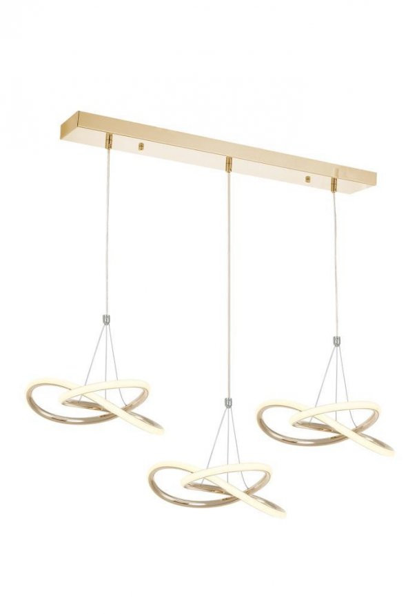 Eray Aydınlatma 9192-3 Sıralı Gold Powerled Avize