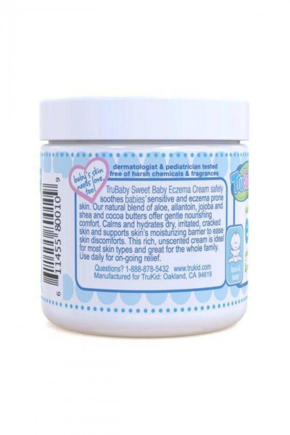 TruKid TruBaby Eczema Hassas ve Egzema Ciltler İçin Bakım 118ml - 2