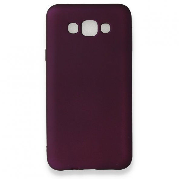 Samsung Galaxy E7 Kılıf Renkli Silikon Kılıf Esnek Kapak PRM - Resim 3