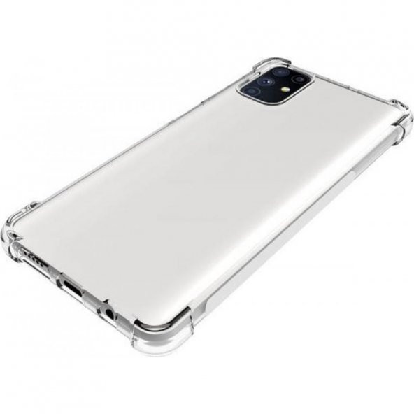 Samsung Galaxy M51 Kılıf Antishock Darbe Emici Şeffaf Silikon - Resim 2