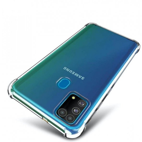 Samsung Galaxy M31 Kılıf Antishock Darbe Emici Şeffaf Silikon - 2