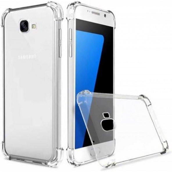 Samsung Galaxy J7 Prime Kılıf Antishock Darbe Emici ŞeffafSilikon - 1