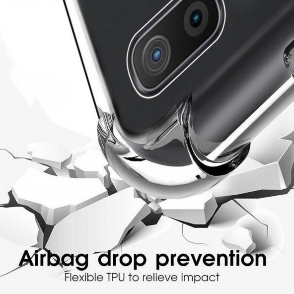 Samsung Galaxy J7 Prime Kılıf Antishock Darbe Emici ŞeffafSilikon - 2