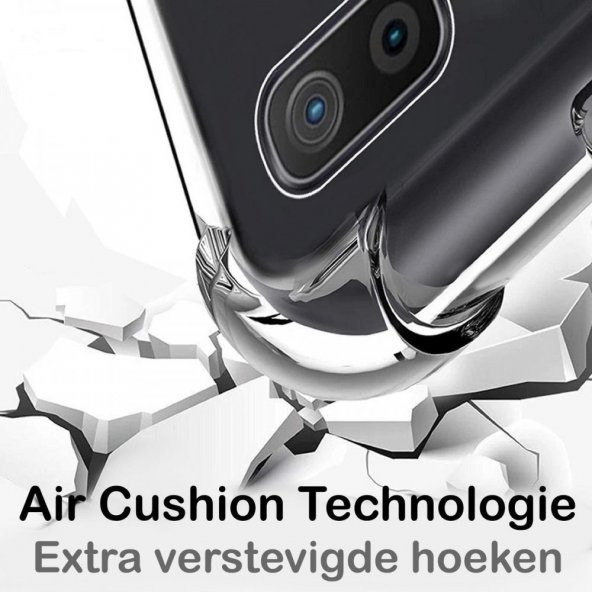 Samsung Galaxy A71 Kılıf Antishock Darbe Emici Şeffaf Silikon - 2