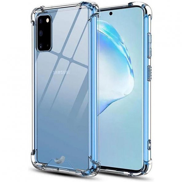 Samsung Galaxy A51 Kılıf Antishock Darbe Emici Şeffaf Silikon