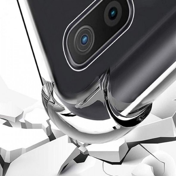 Samsung Galaxy A10S Kılıf Antishock Darbe Emici Şeffaf Silikon - 2