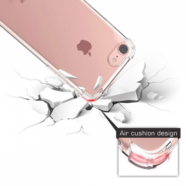 Apple iPhone 6/6S Kılıf Antishock Darbe Emici Şeffaf Sert Silikon - 2