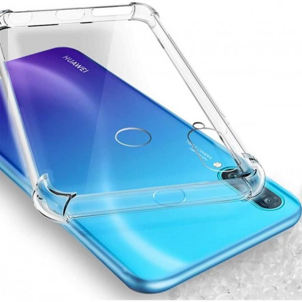 Huawei P30 Lite Kılıf Antishock Darbe Emici Şeffaf Sert Silikon - 3