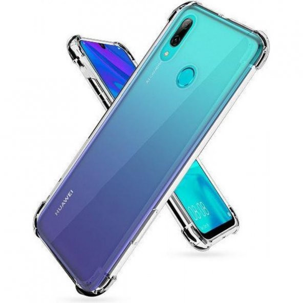 Huawei P smart 2019 Kılıf Antishock Darbe Emici Şeffaf Silikon - 2