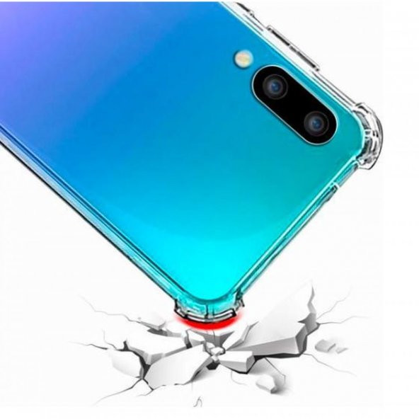 Huawei P smart 2019 Kılıf Antishock Darbe Emici Şeffaf Silikon - 3