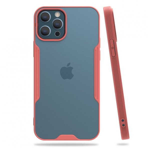 Apple iPhone 12 Pro Max Kılıf Platin Tam Koruma Şık Silikon Kapak - 6