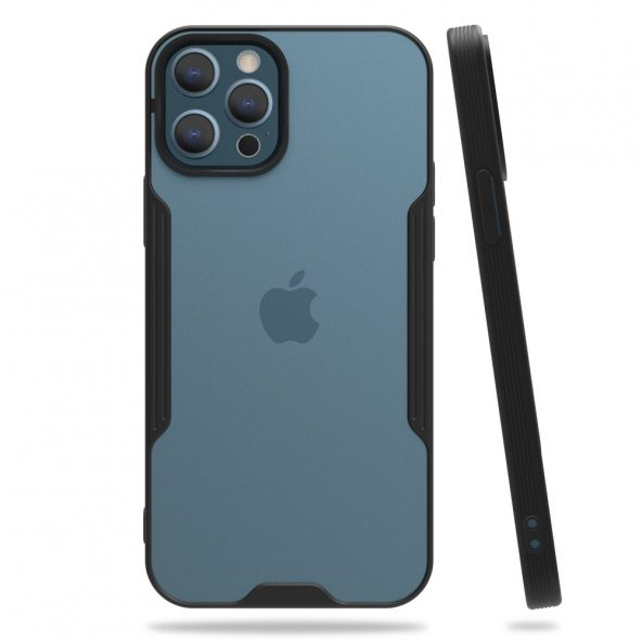 Apple iPhone 12 Pro Max Kılıf Platin Tam Koruma Şık Silikon Kapak - 8