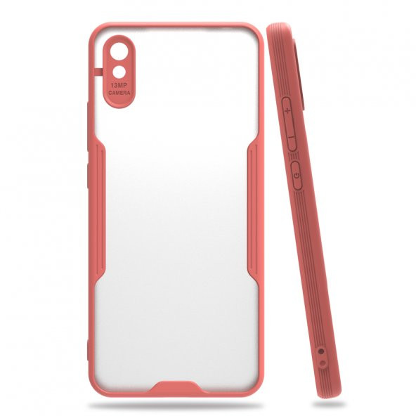 Xiaomi Redmi 9A Kılıf Platin Tam Koruma Şık Silikon Kapak