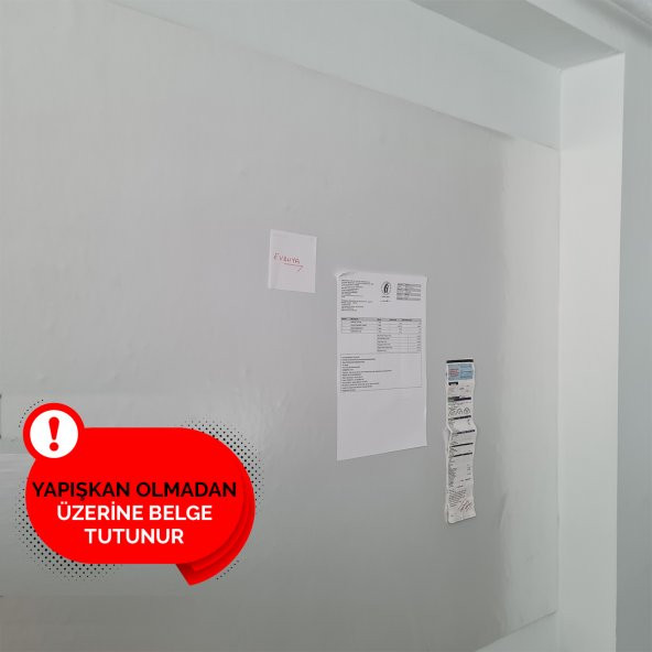 120 x 300 Beyaz - Yapışkansız Tutunan Akıllı Kağıt * 1 Alana 1 Hediye * ürün görseli 1