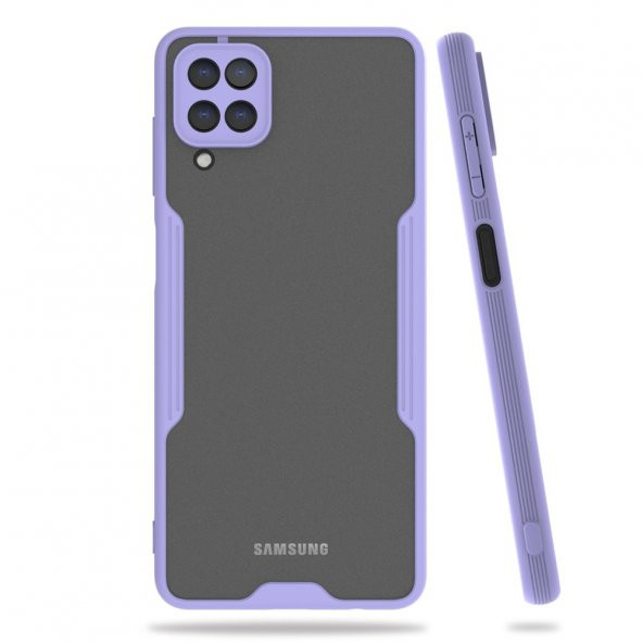 Samsung Galaxy A12 Kılıf Platin Tam Koruma Şık Silikon Kapak - 3