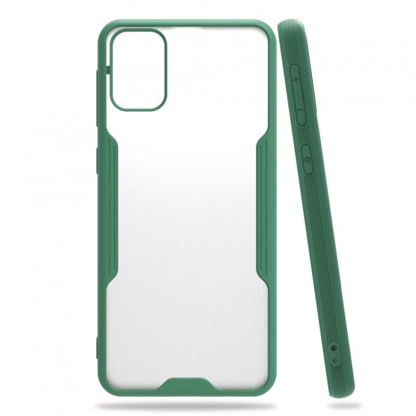 Samsung Galaxy M21 Kılıf Platin Tam Koruma Şık Silikon Kapak - 8